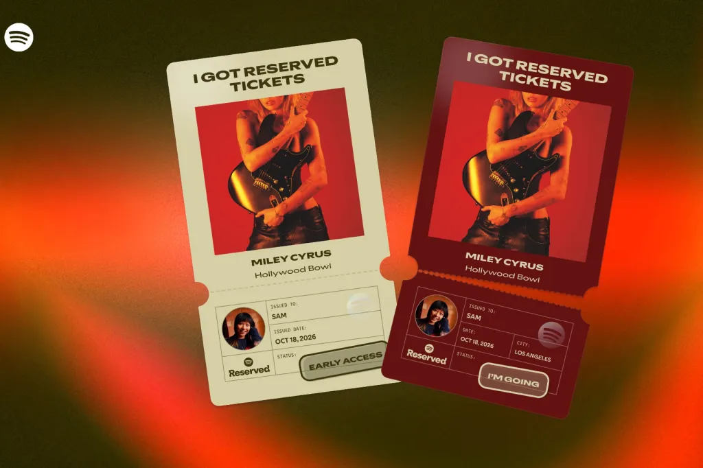 Spotify Concert Ticket Feature ‘Reserved’ Now Includes Setlists & More